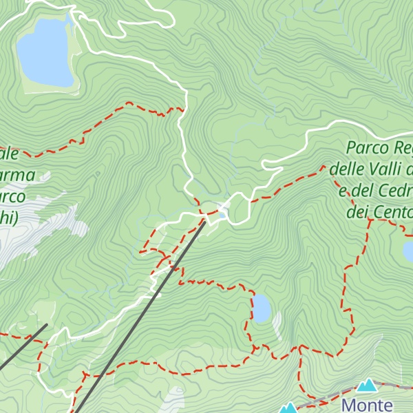 Map of Rifugio Albergo Prato Spilla