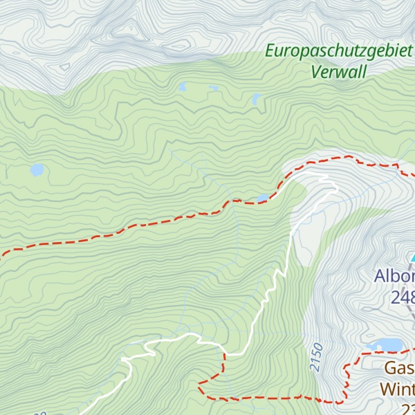 Map of Roßbergalpe
