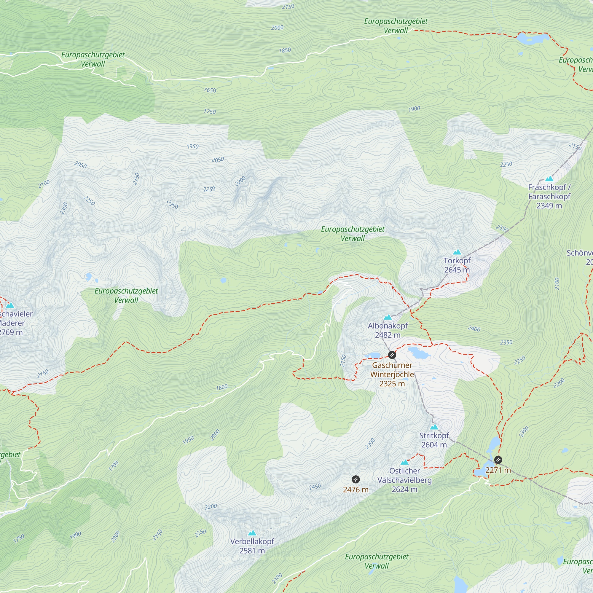 Roßbergalpe map