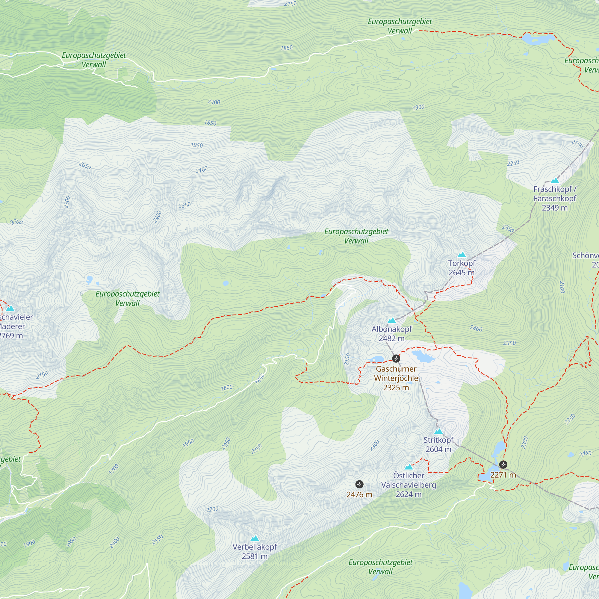 Roßbergalpe map