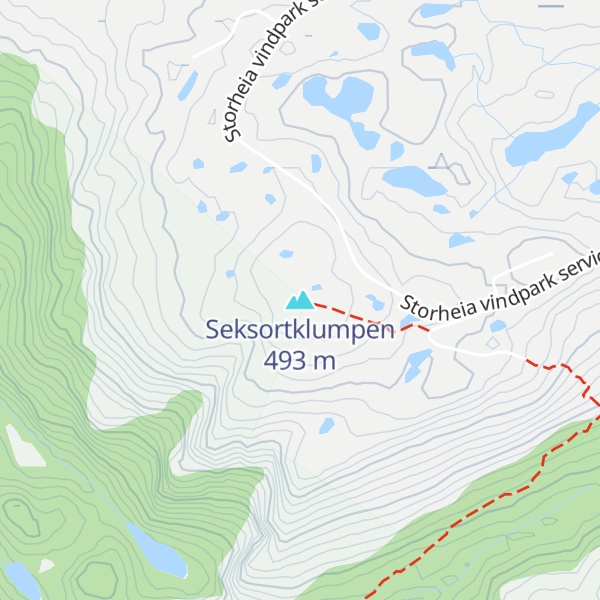 Map of Seksortklumpen