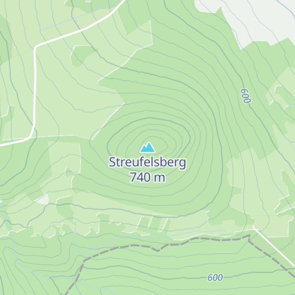 Map of Streufelsberg