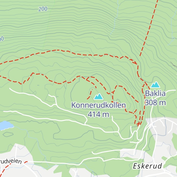 Map of Gruvåsen
