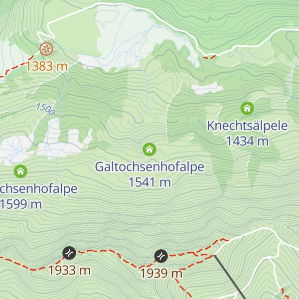 Map of Galtochsenhofalpe