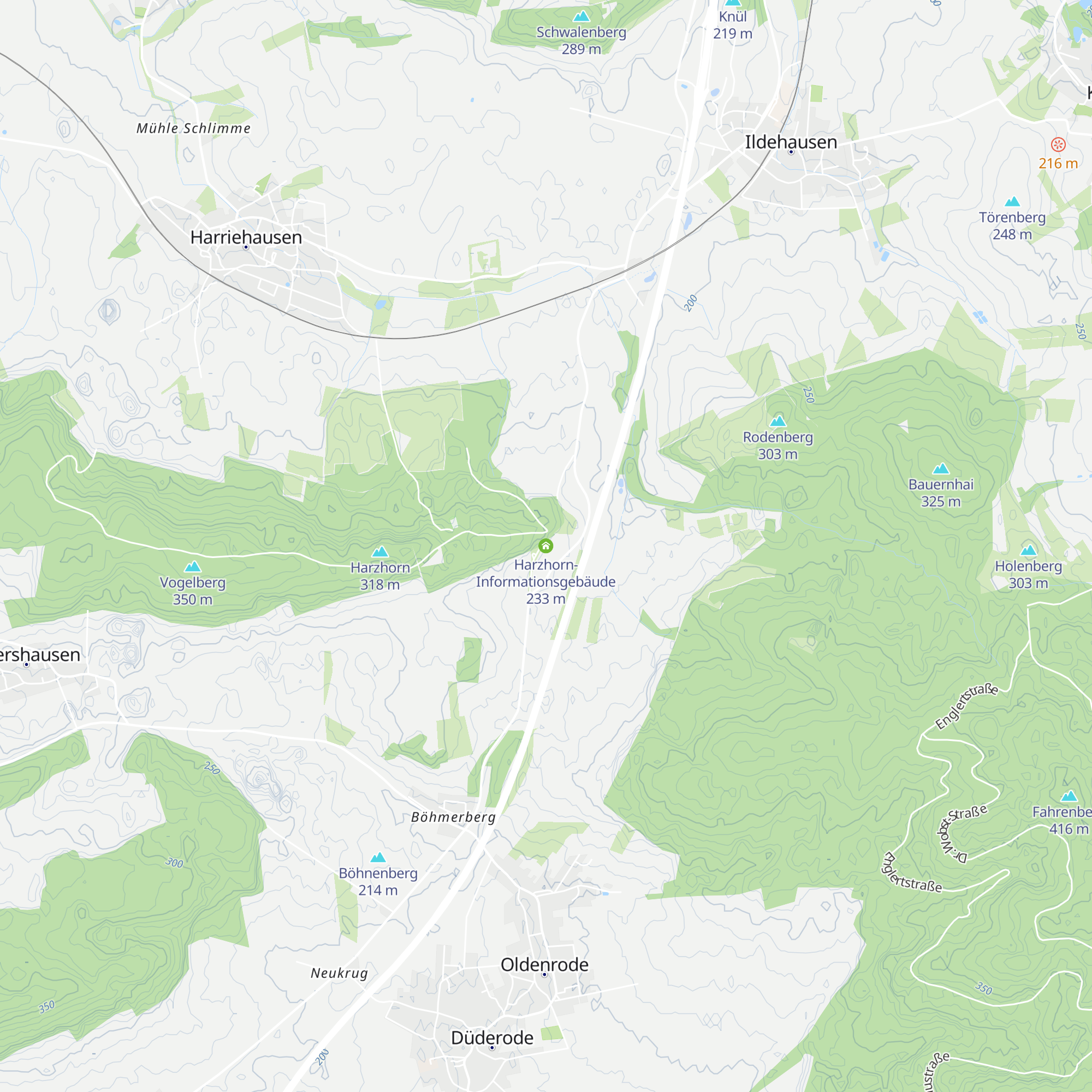 Harzhorn-Informationsgebäude map
