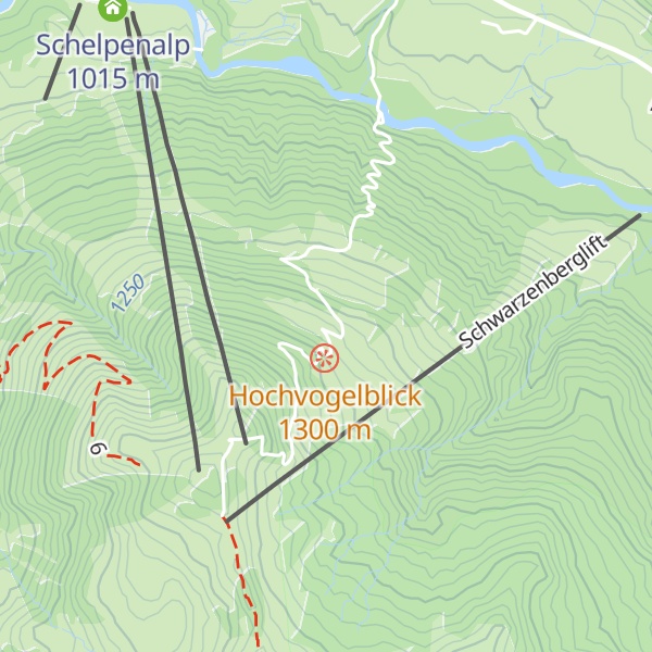 Map of Köpflehütte