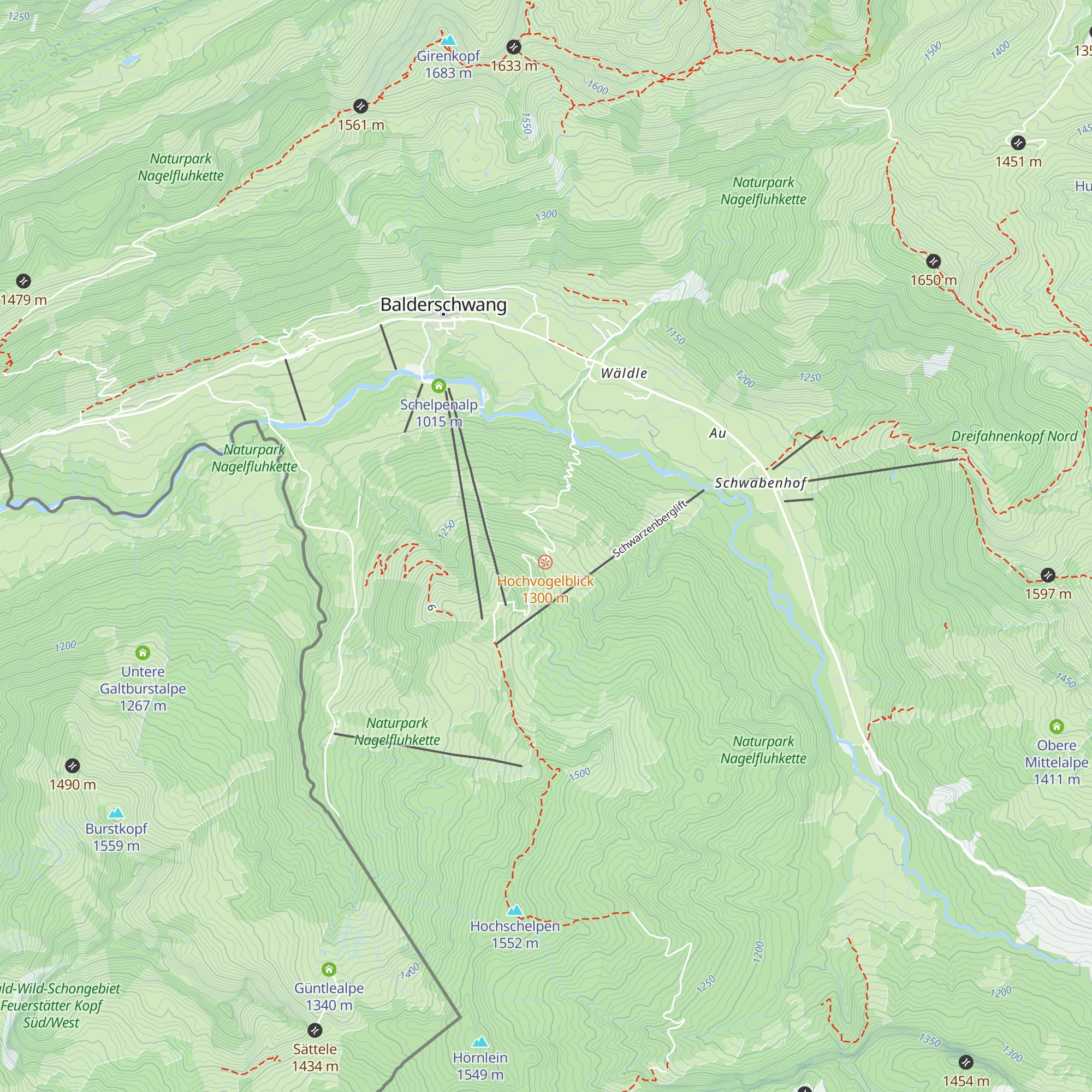 Köpflehütte map