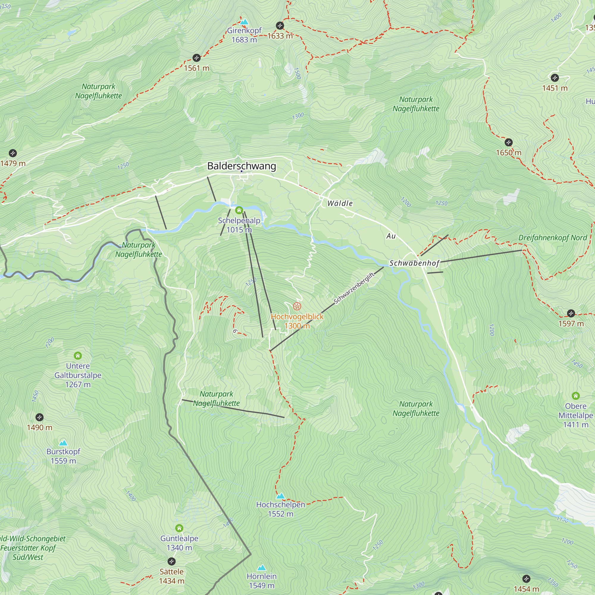Köpflehütte map