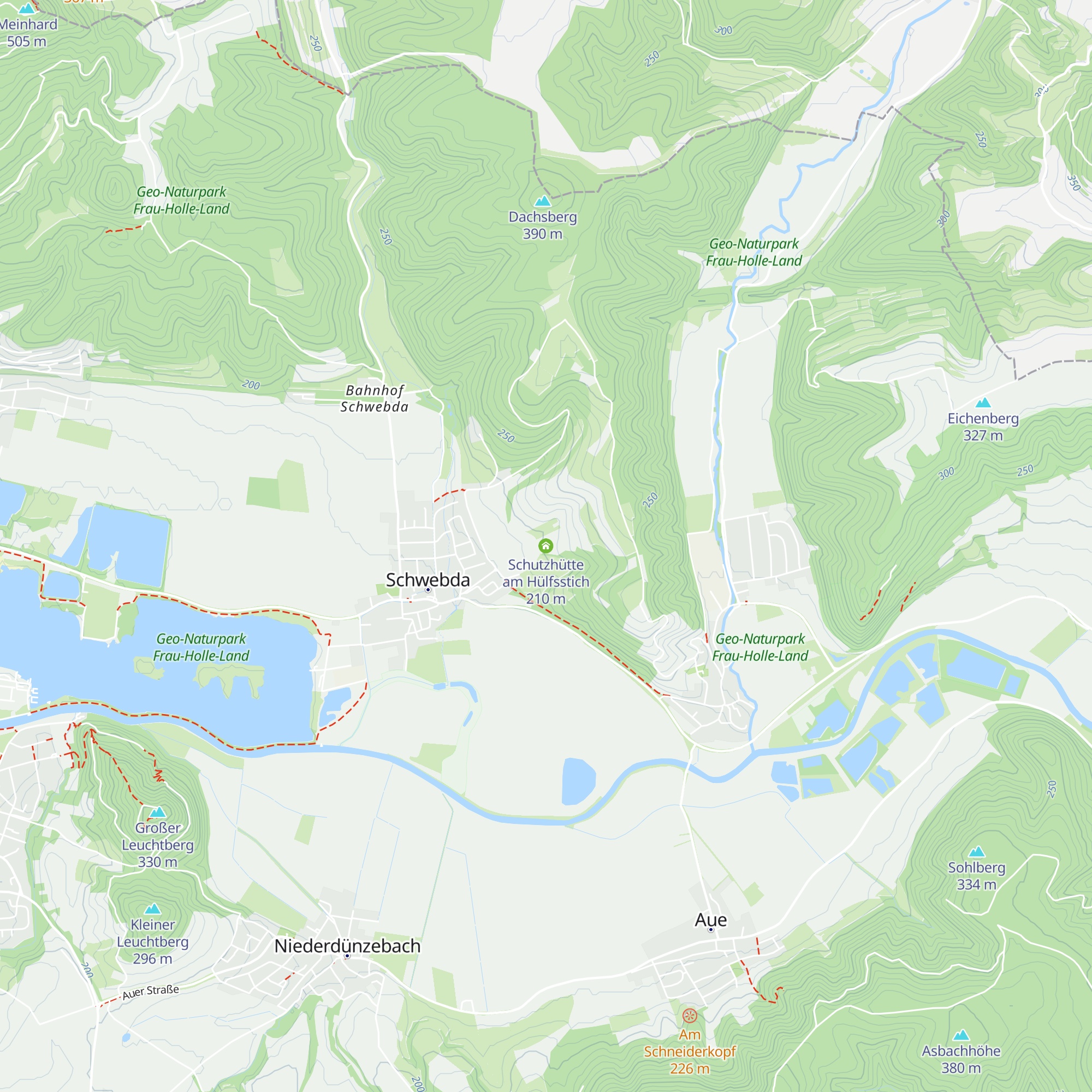 Schutzhütte am Hülfsstich map