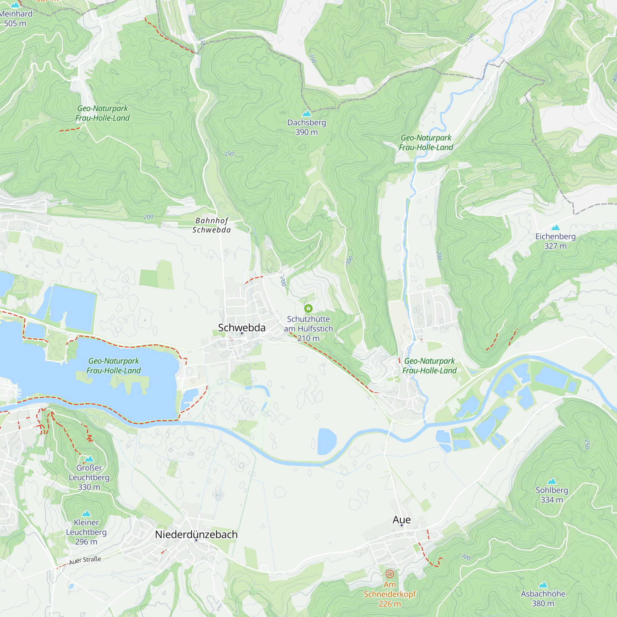 Schutzhütte am Hülfsstich map