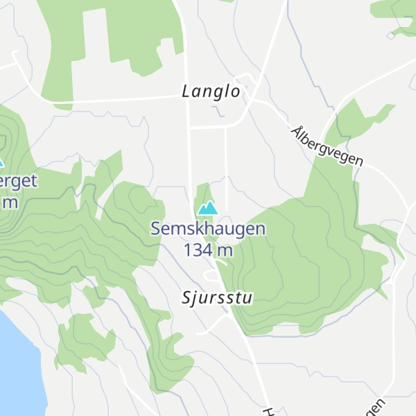 Map of Semskhaugen