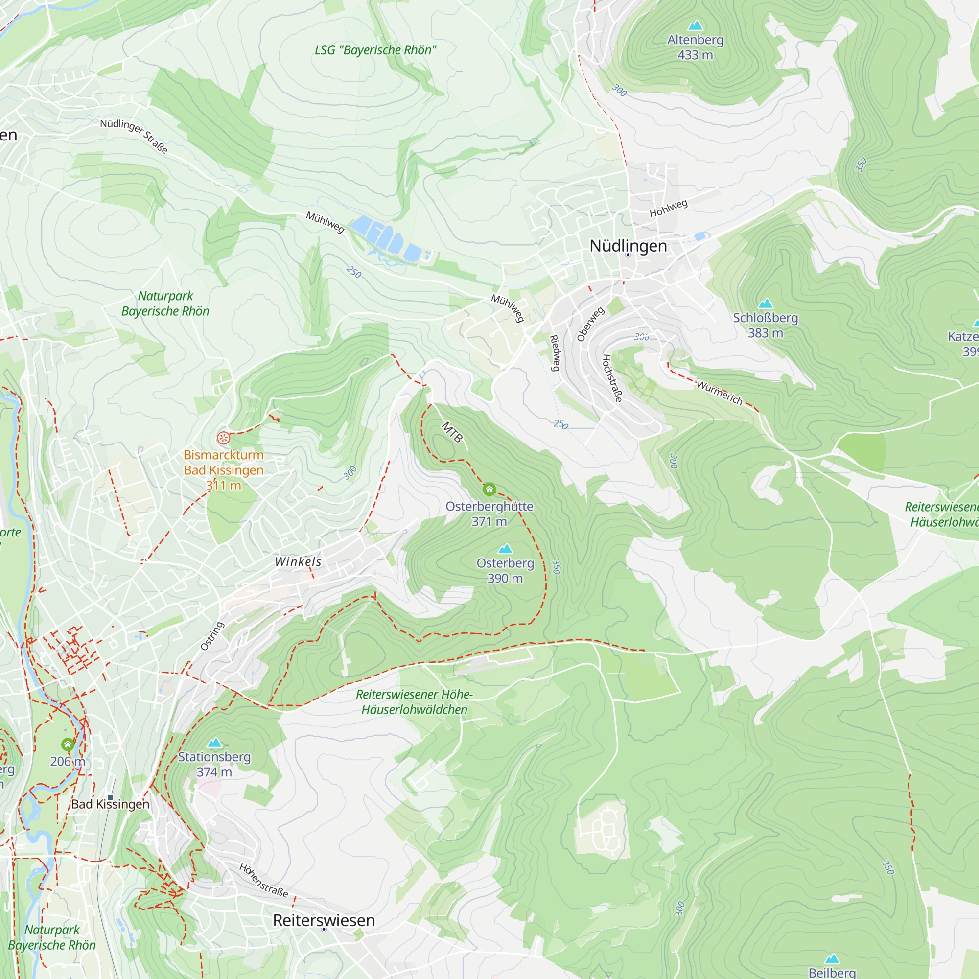 Osterberghütte map