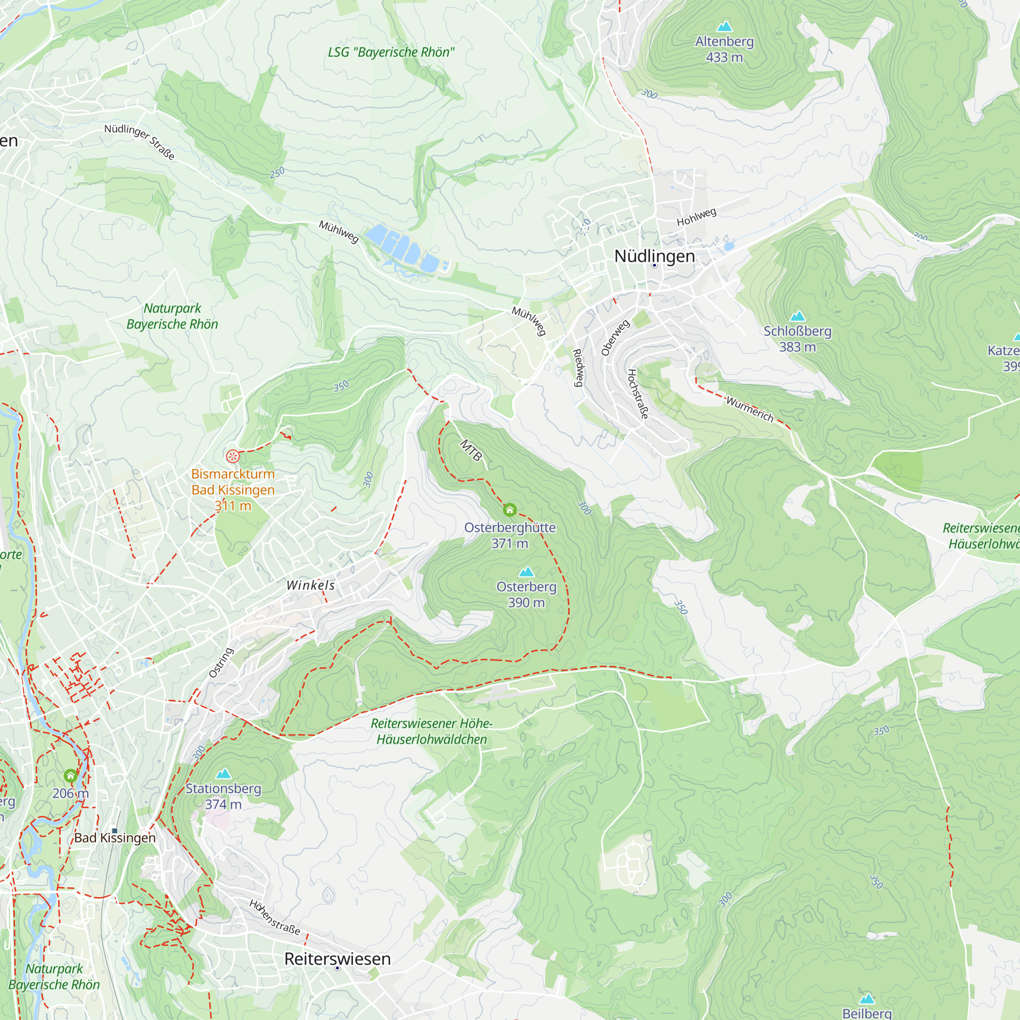 Osterberghütte map