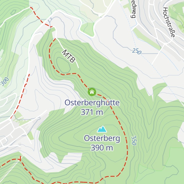 Map of Osterberghütte