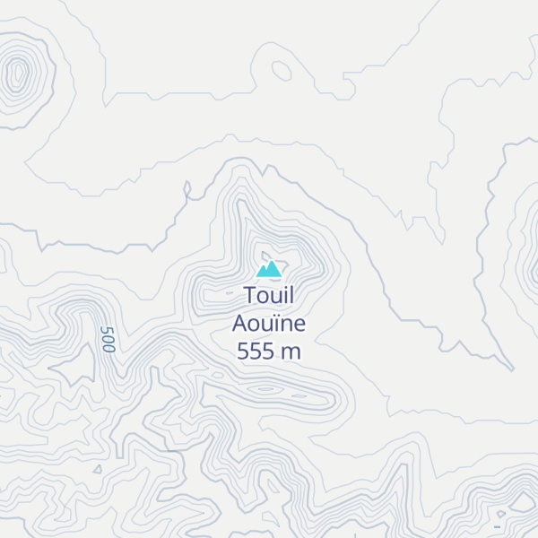 Map of Touil Aouïne