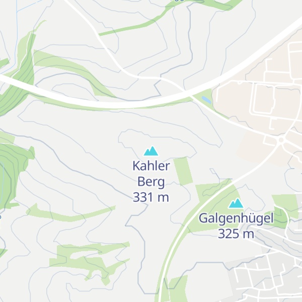 Map of Kahler Berg