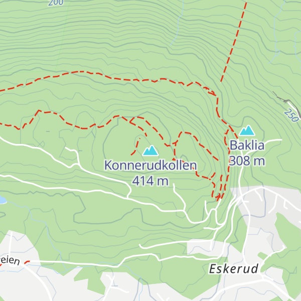 Map of Konnerudkollen