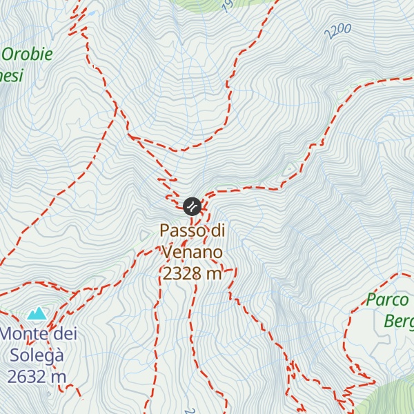 Map of Rifugio Nani Tagliaferri