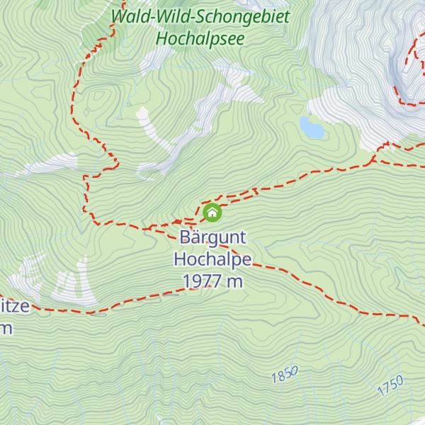 Map of Bärgunt Hochalpe