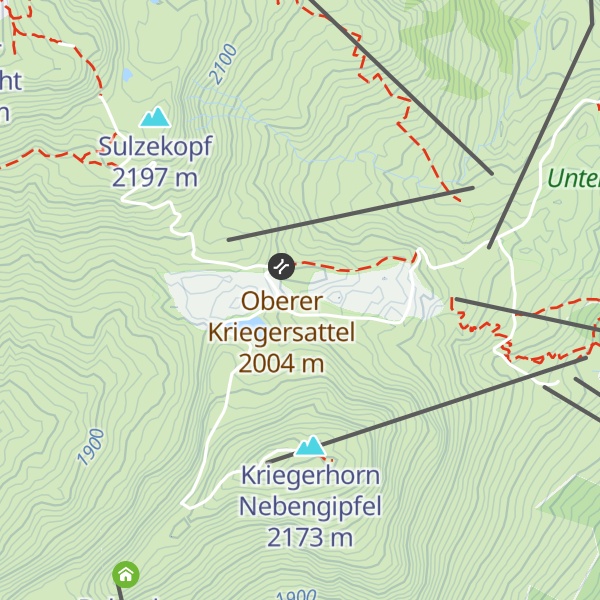 Map of Kriegeralpe
