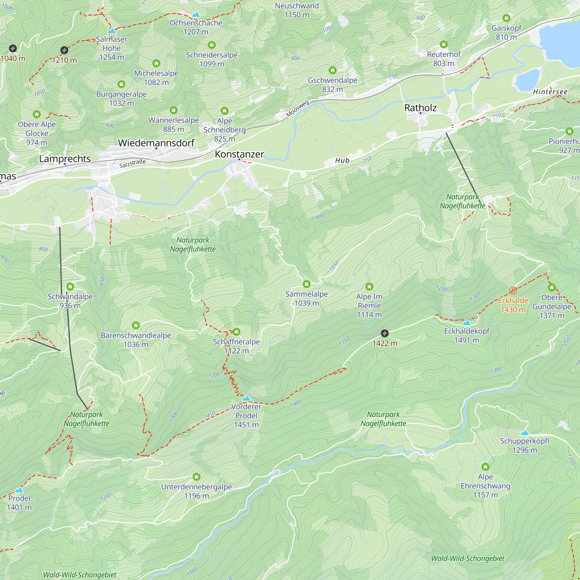 Leitenschwandalpe map