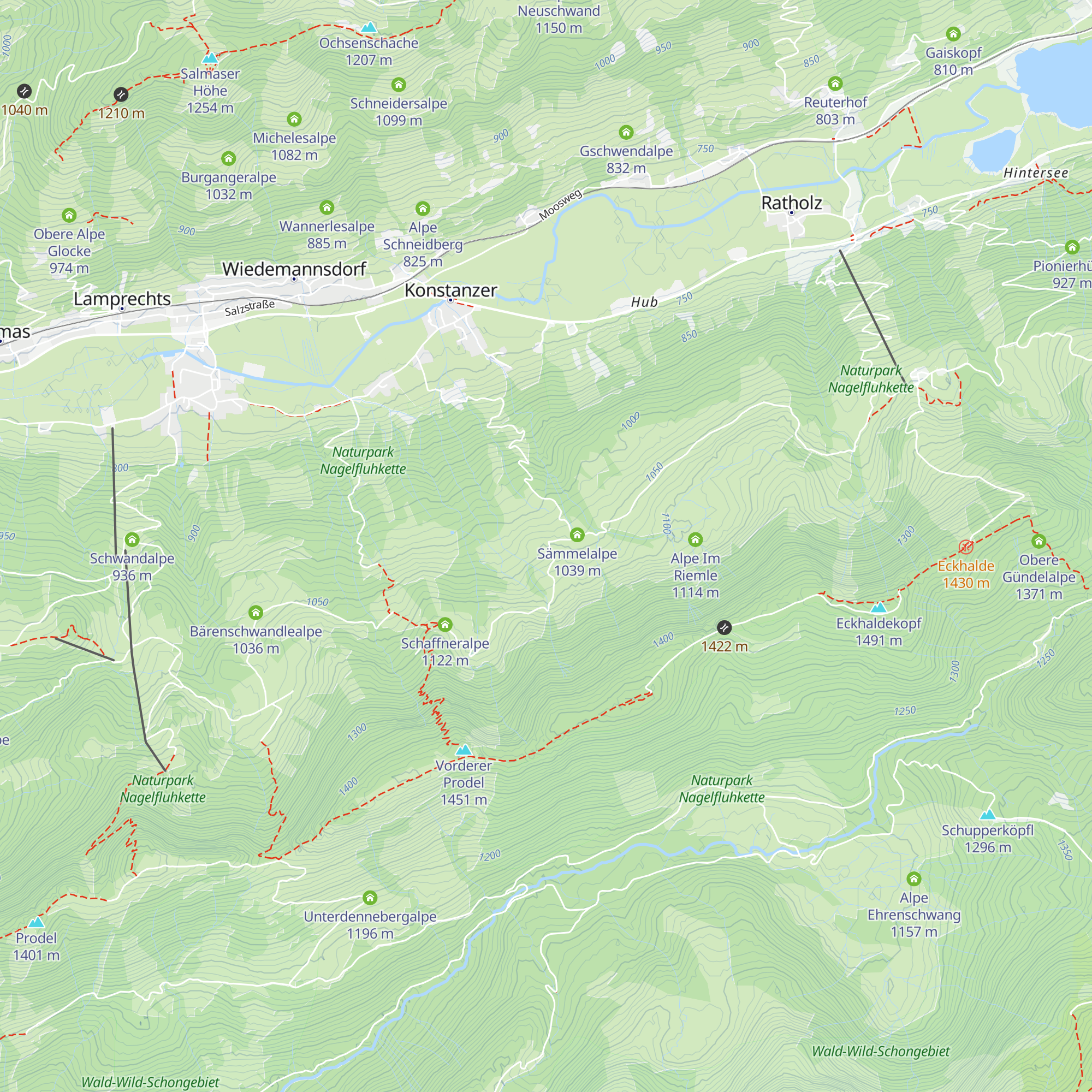 Leitenschwandalpe map