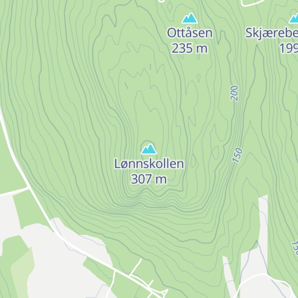 Map of Lønnskollen
