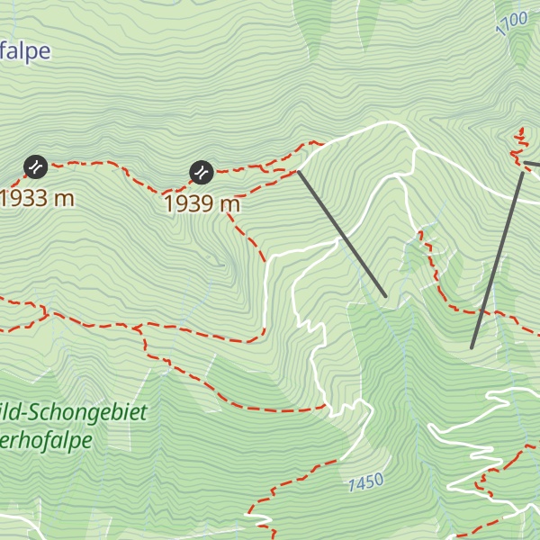 Map of obere Lüchle Alp