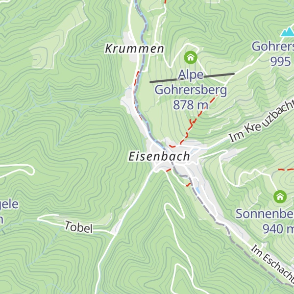Map of Eisenbach-Hütte