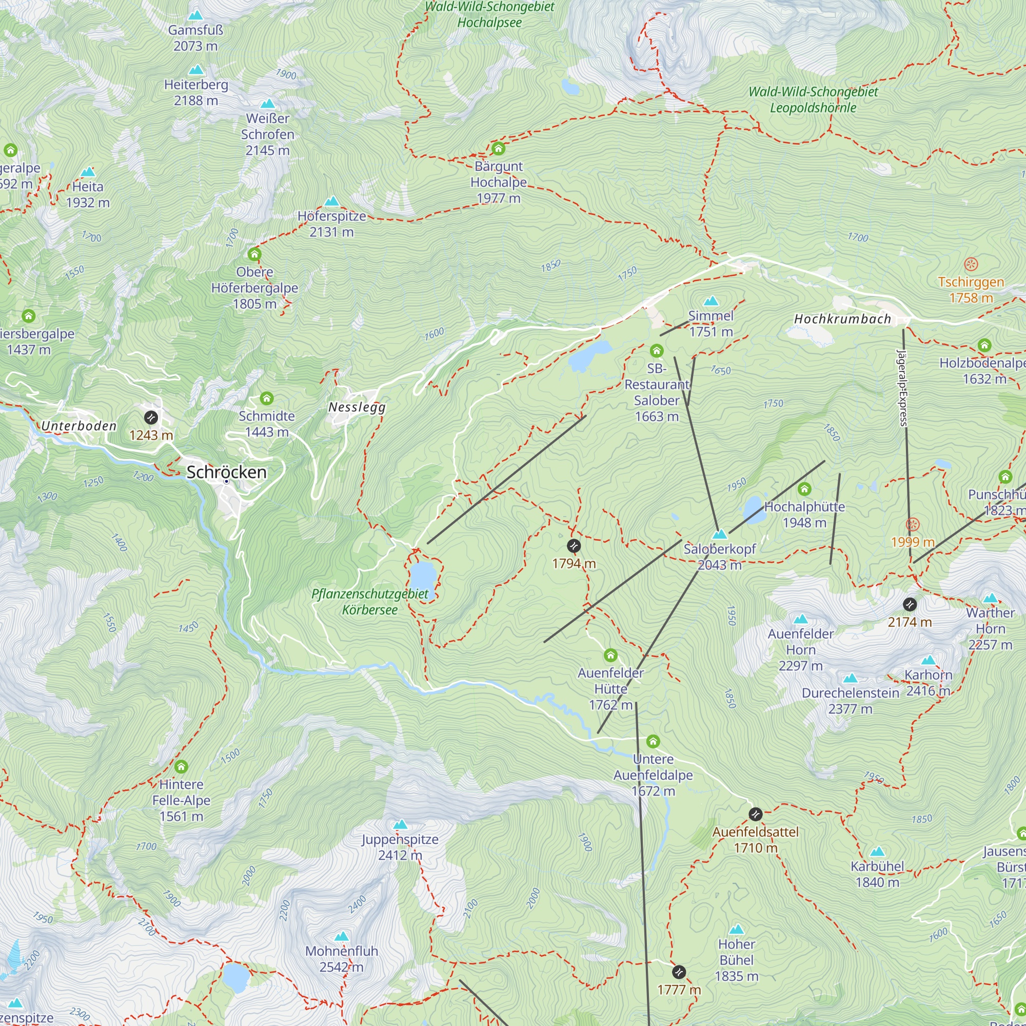 Körber Stieralm map