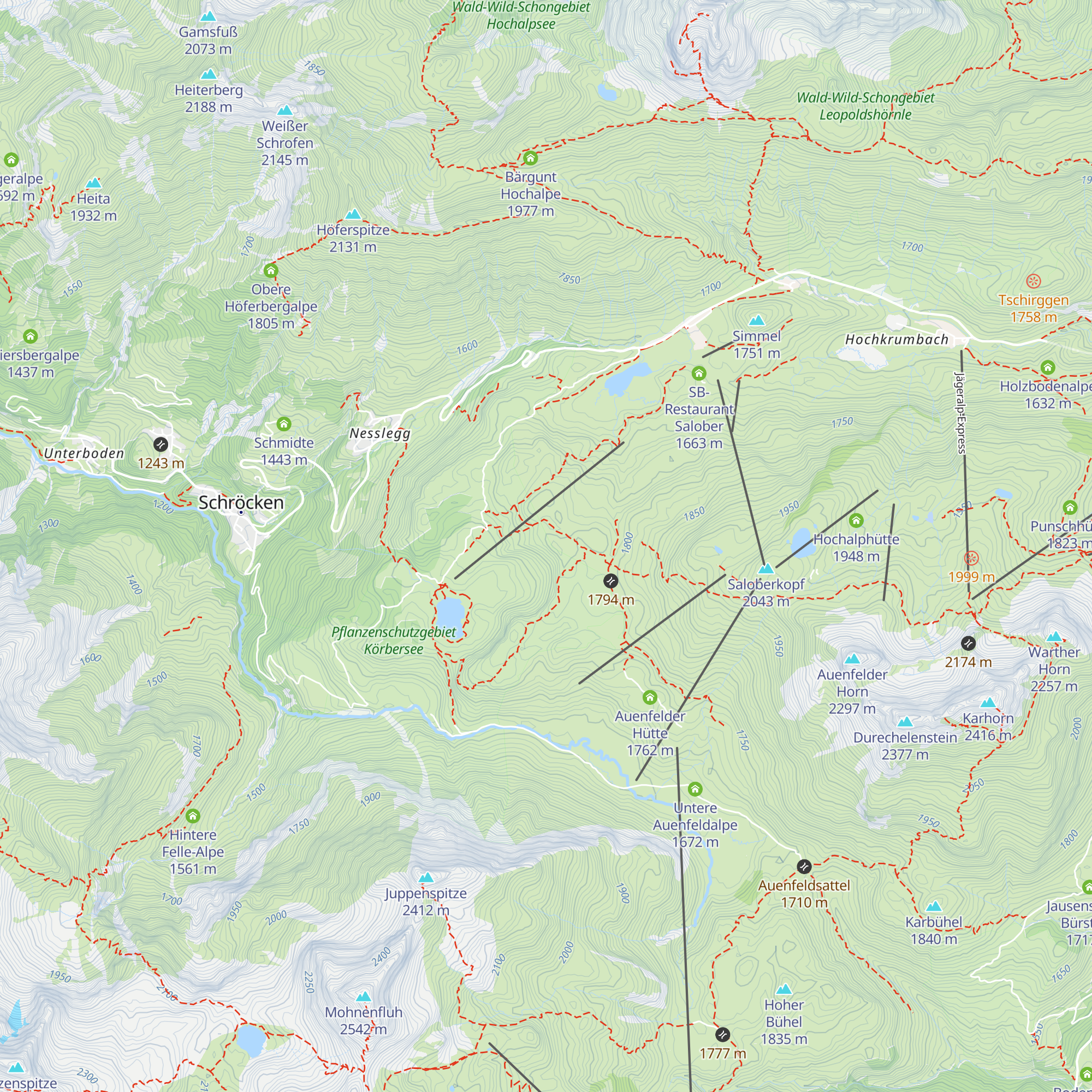 Körber Stieralm map