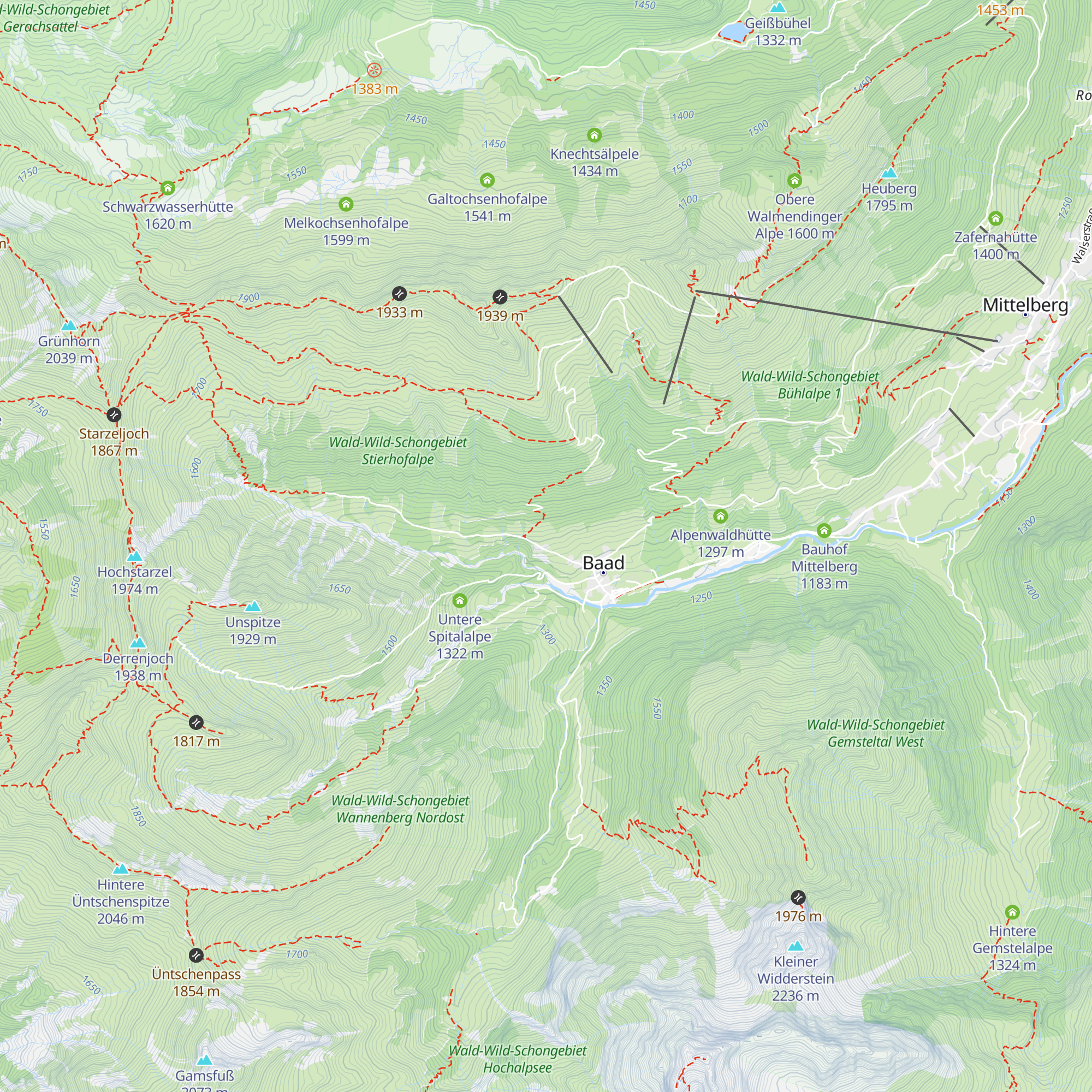 Gaststätte Starzelhaus map