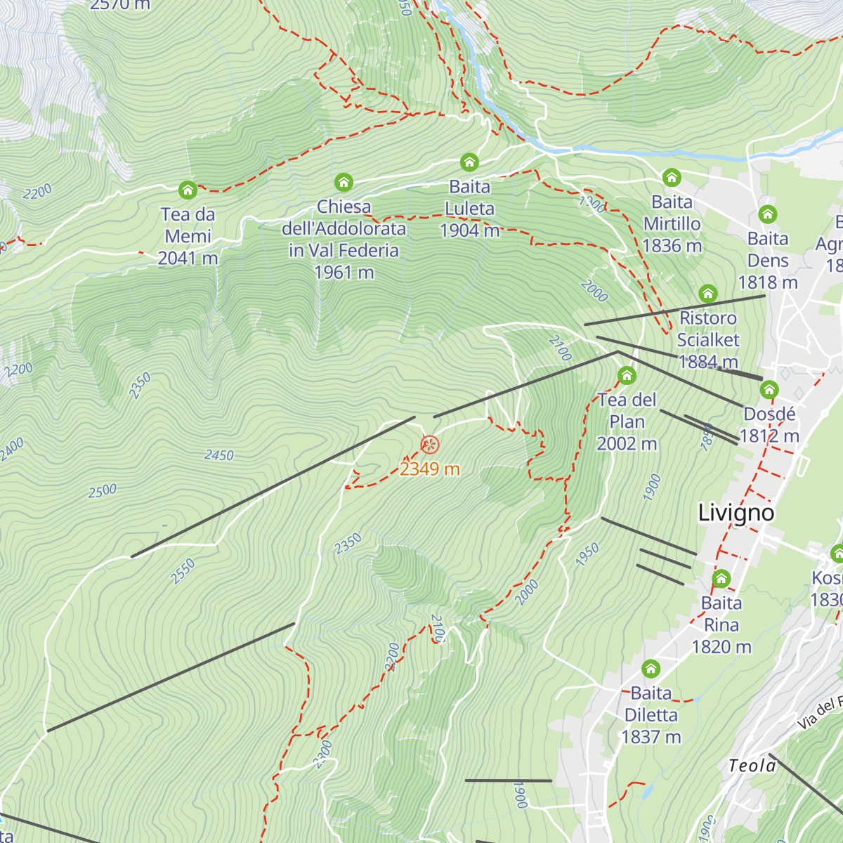 Costaccia map