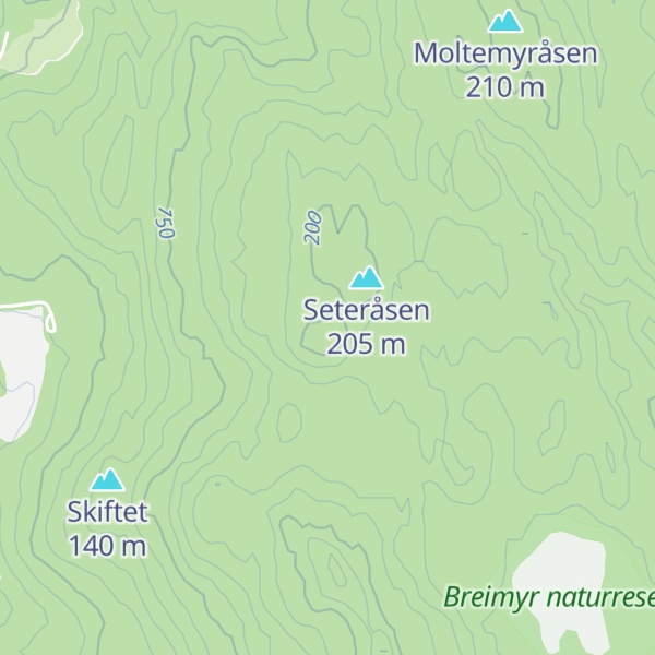 Map of Rugbråtan