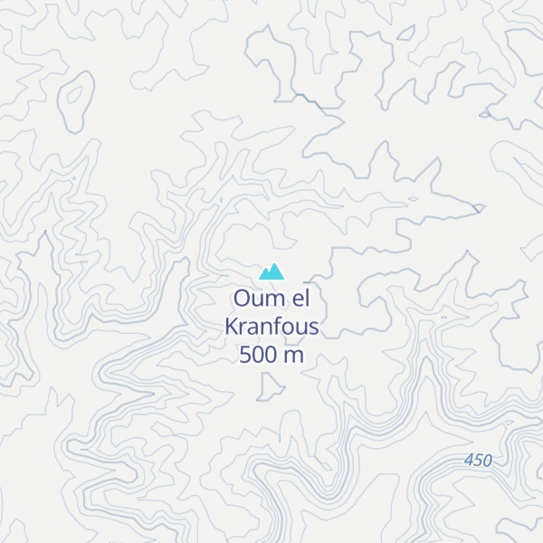 Map of Oum el Kranfous