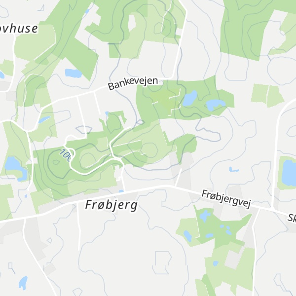Map of Frøbjerg Bavnehøj