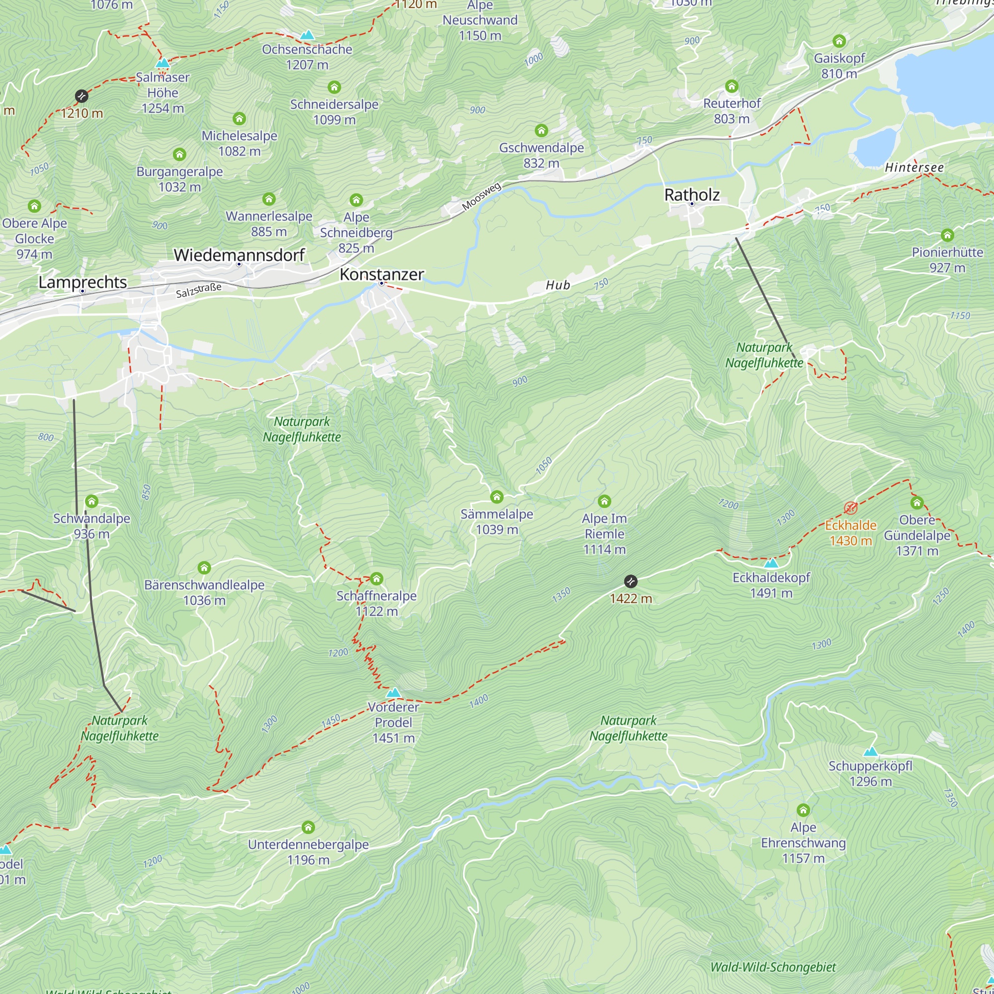 Sämmelalpe map