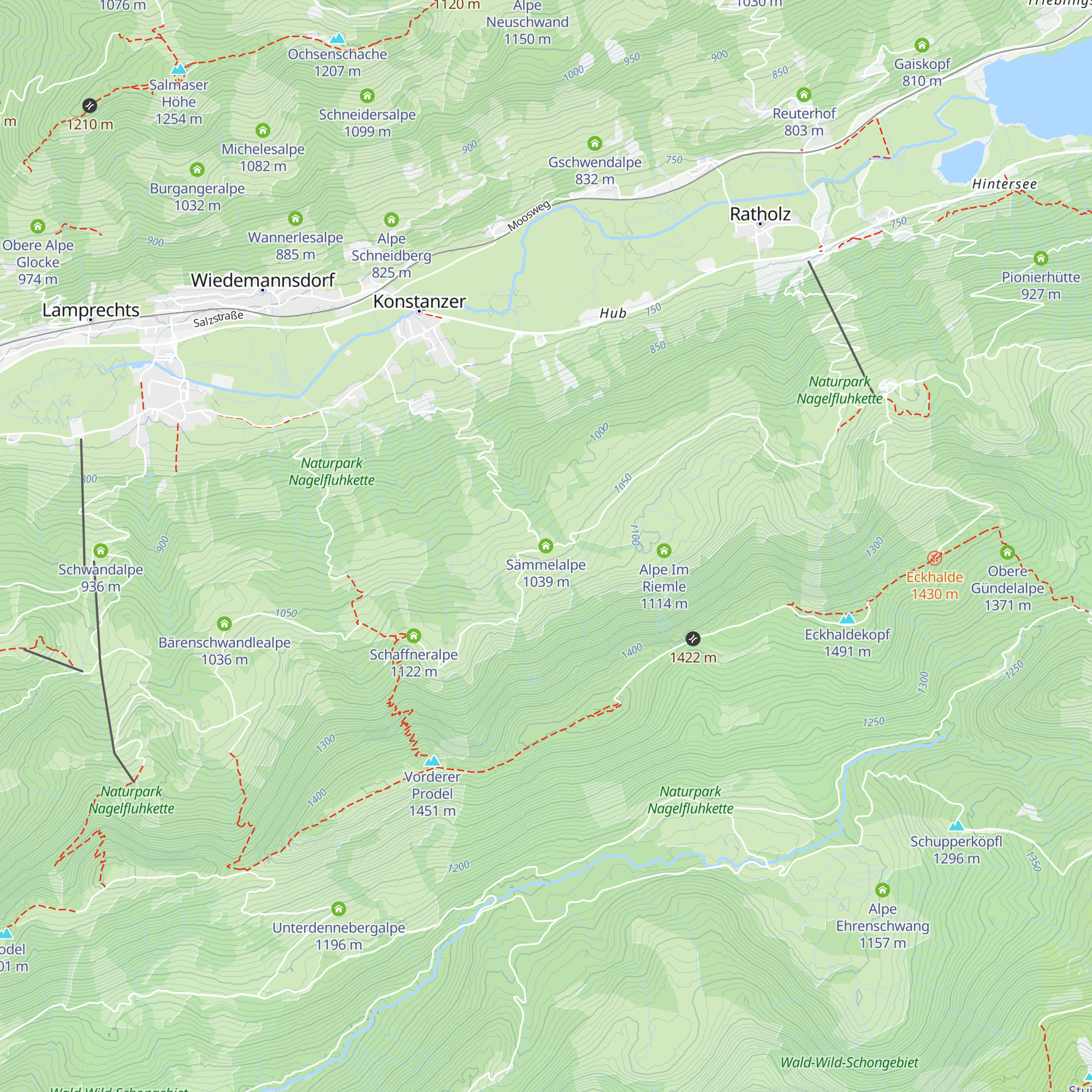 Sämmelalpe map