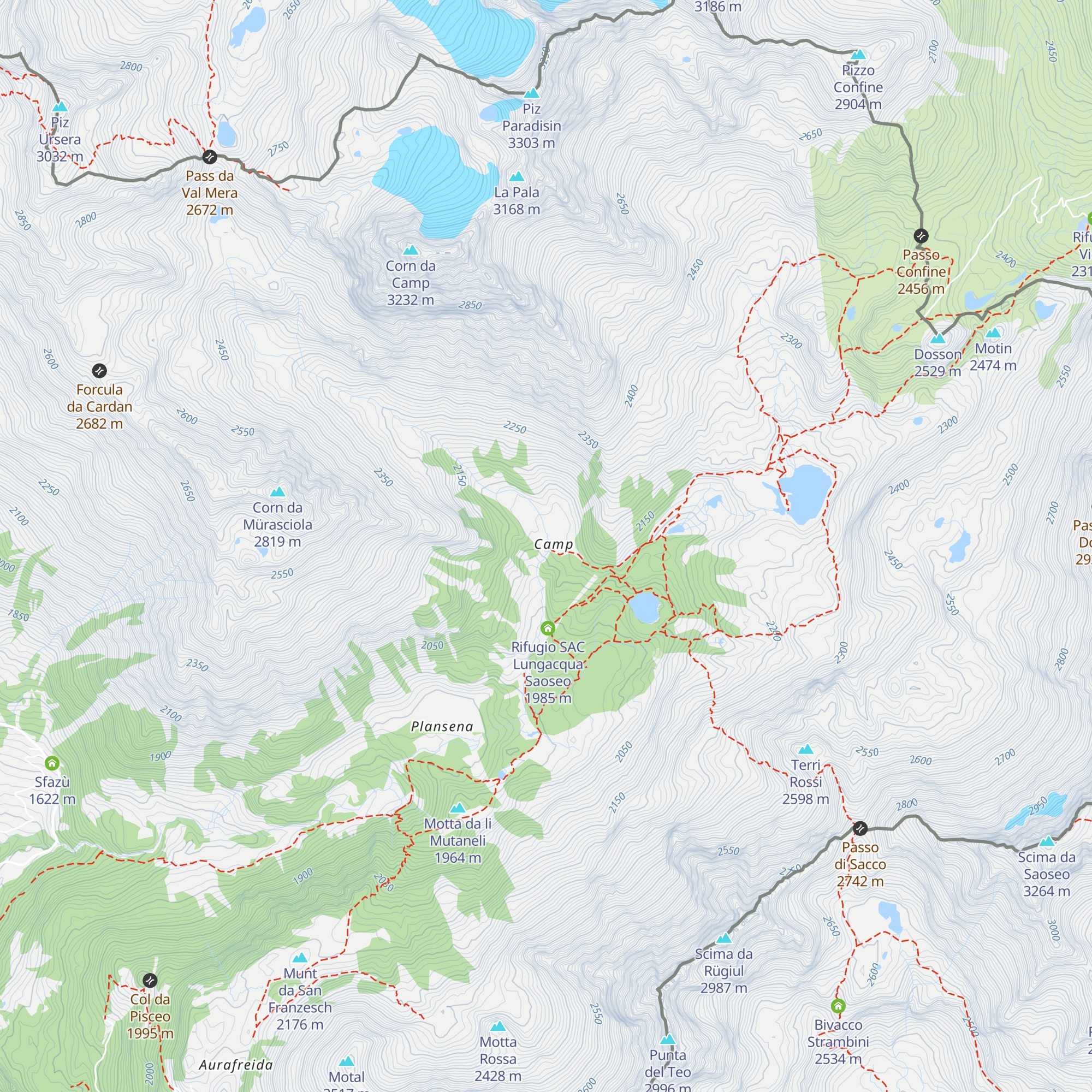Alpe Campo map