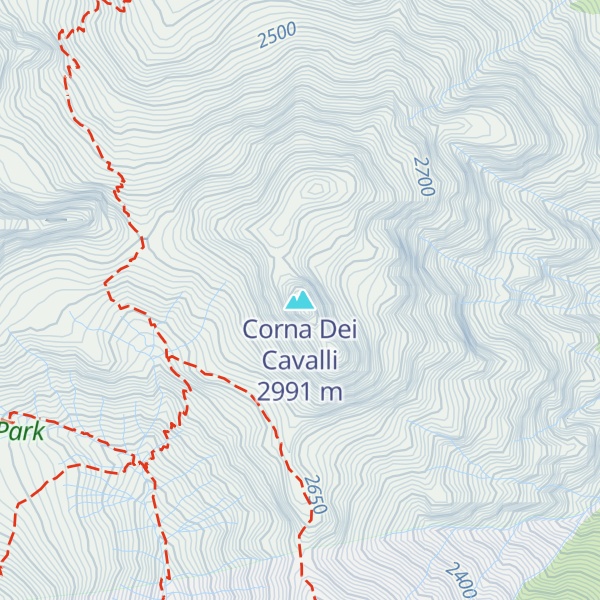 Map of Corna Dei Cavalli