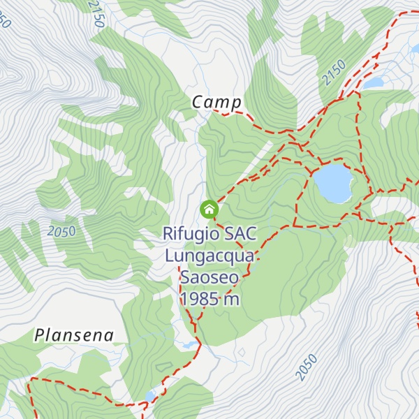 Map of Rifugio SAC Lungacqua Saoseo