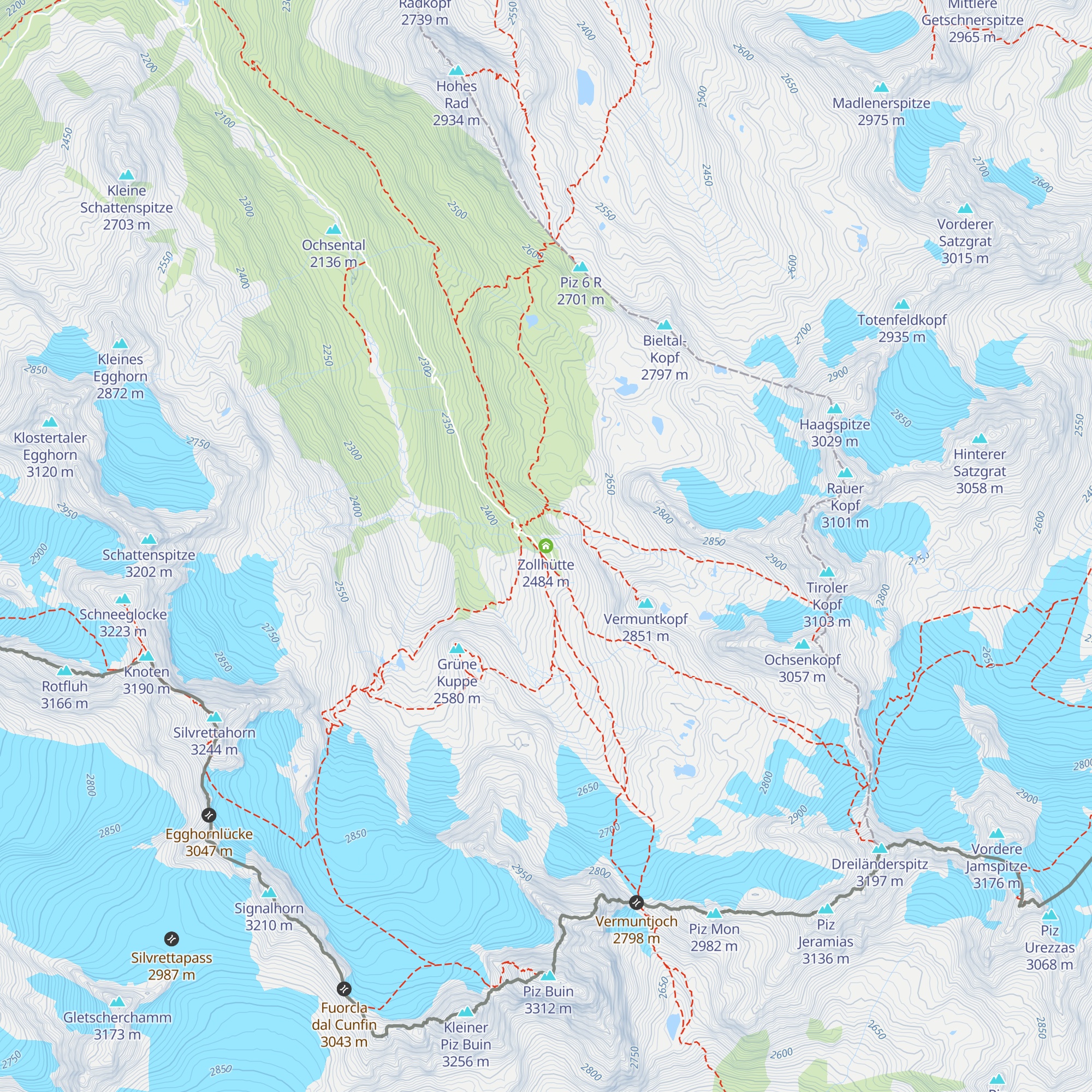 Zollhütte map