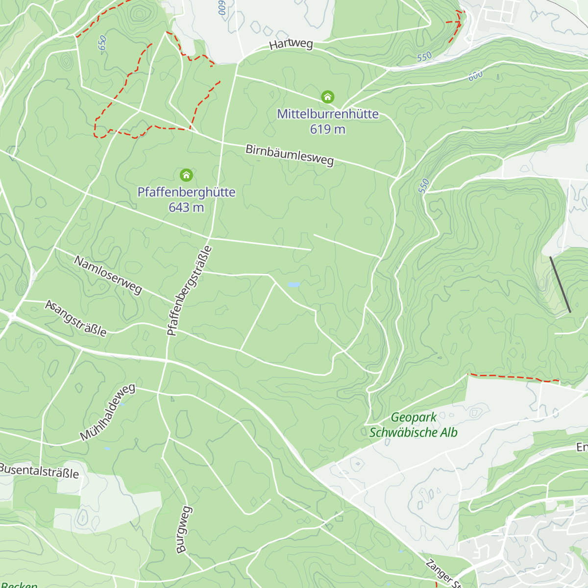 Baurenhäuleshütte map