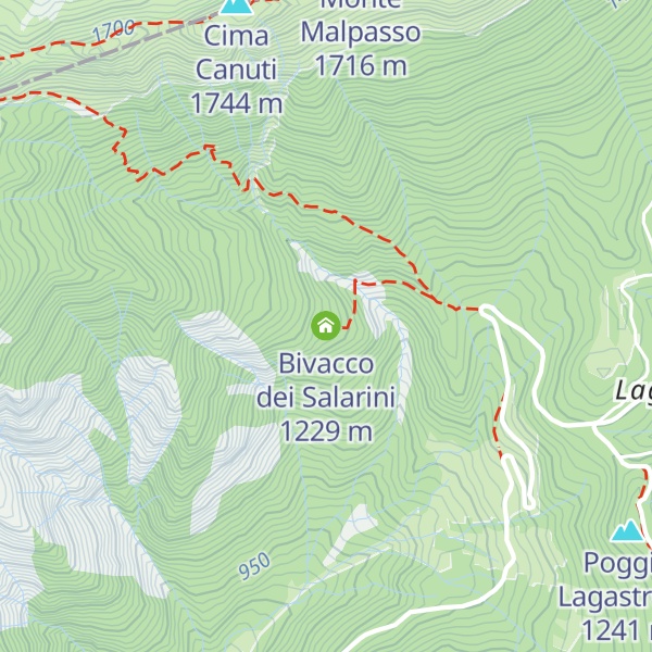Map of Bivacco dei Salarini