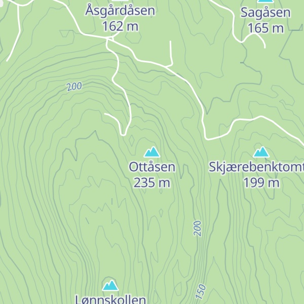 Map of Ottåsen