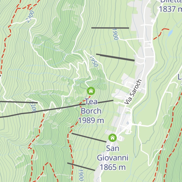 Map of Tea Borch