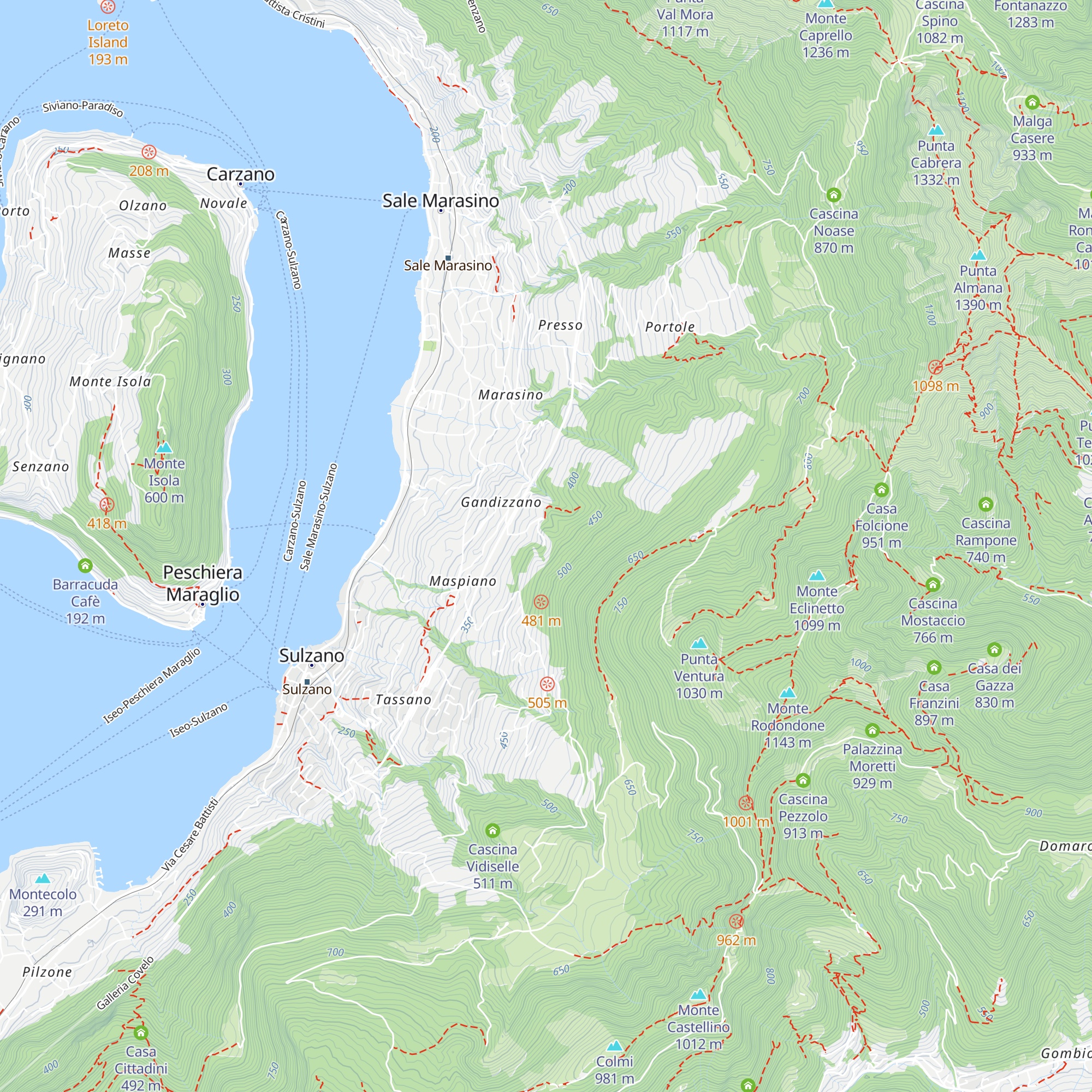 Cascina Narovina map
