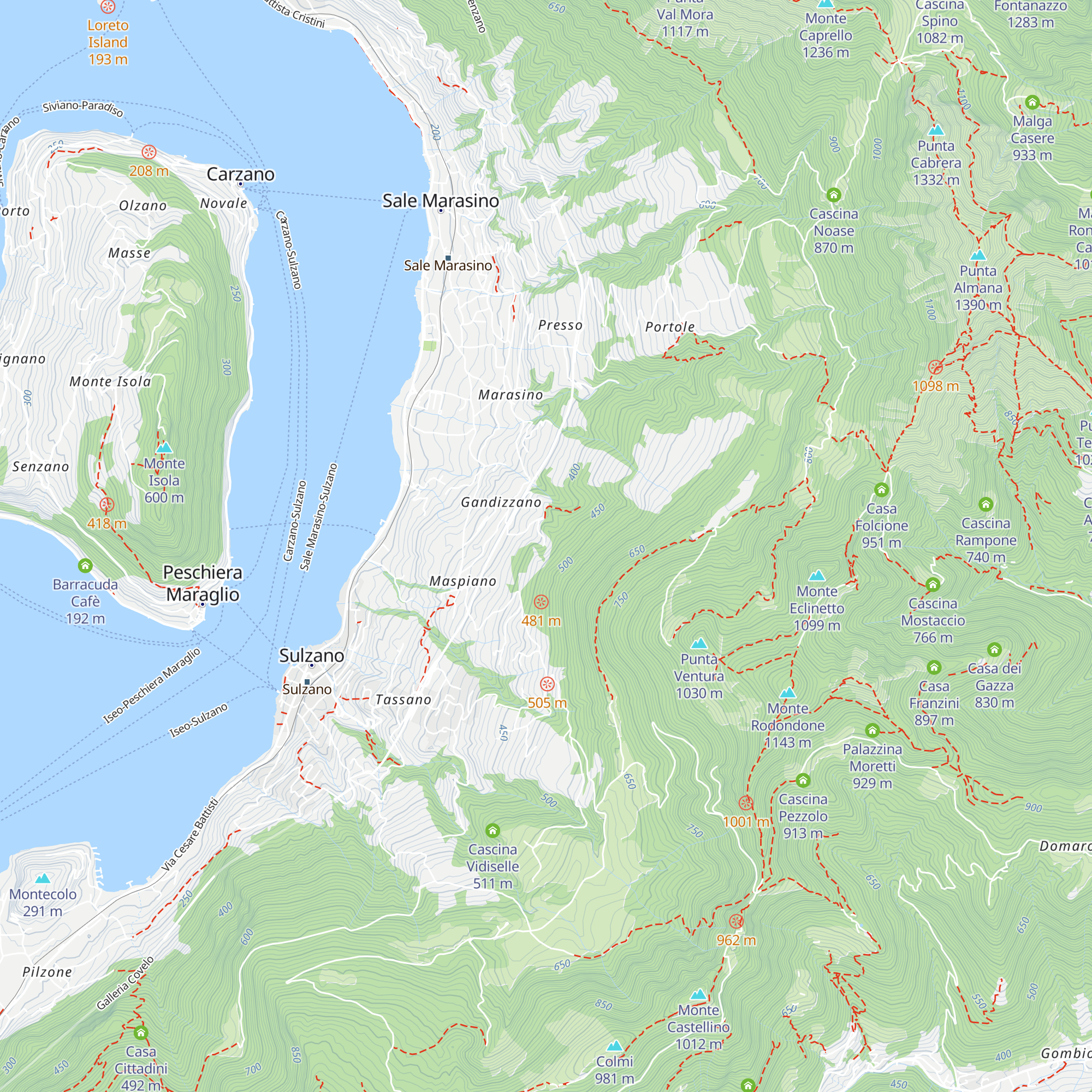 Cascina Narovina map