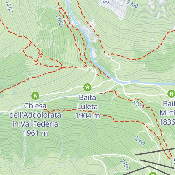 Map of Baita Luleta