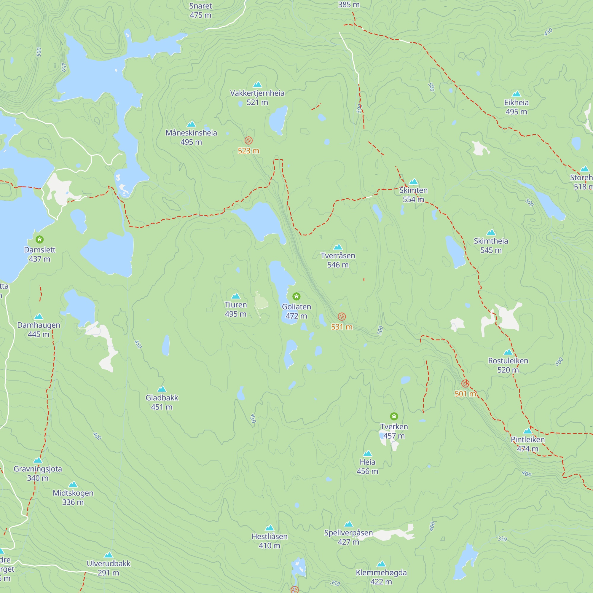 Goliaten map